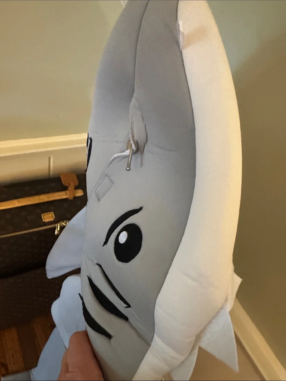 Kids Gray Great White Shark Halloween Costume Sea Life Ocean 4-6 yrs S/M